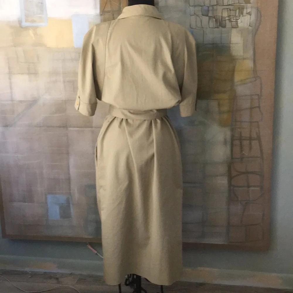 Vintage Leonard 100% Cotton Shirt Dress - Picture 2 of 7